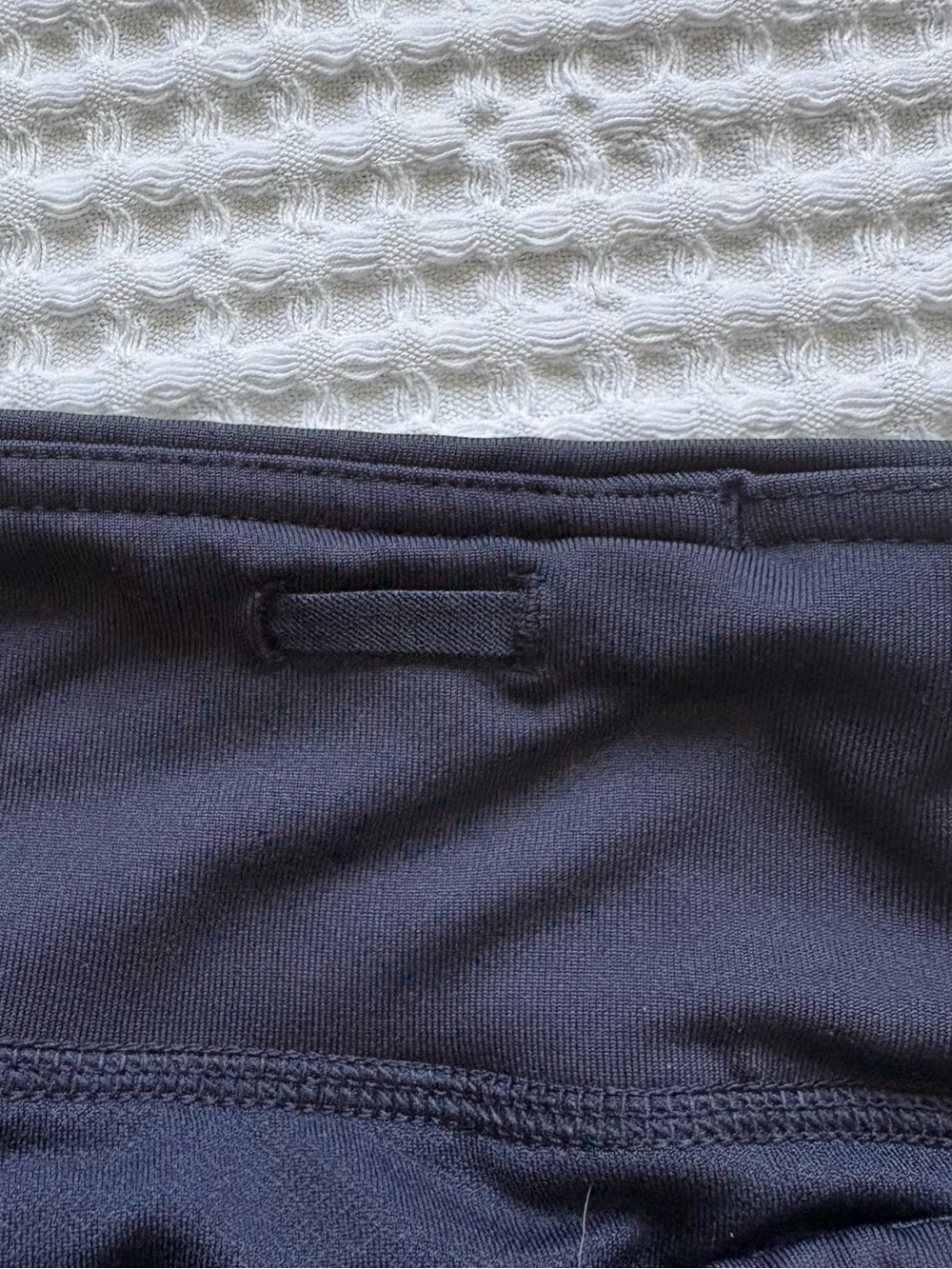 Athleta Ready Set Go Short Blue Jigsaw Stripe Graphic Print Built-In Brief: S - Picture 10 of 10
